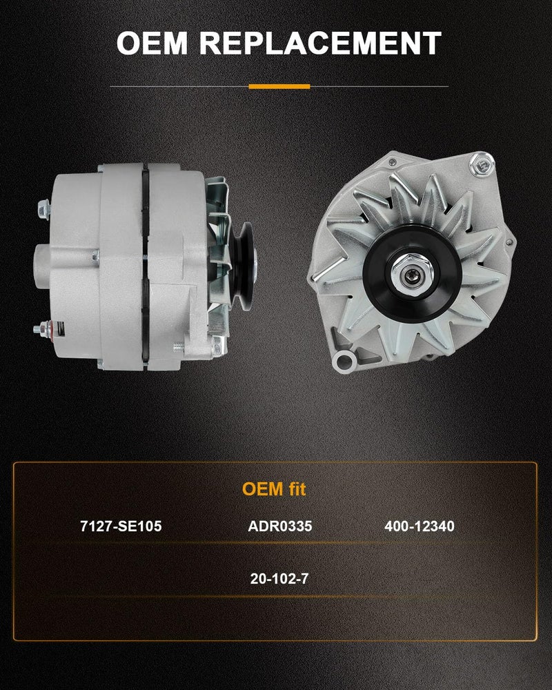 ROADFAR One Wire Alternator Replacement for 100 Amp 1 Wire 10SI Self-exciting SBC BBC GM High Output - Image 5