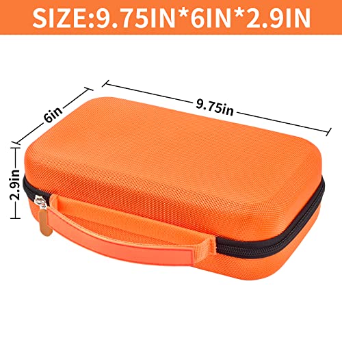 ALLPRIMO Case Compatible with Klein Tools ET310 AC Circuit Breaker Finder & 80041 Outlet Repair Tool Kit & RT250 GFCI Receptacle Tester. Electrical Storage Organizer Holder Bag (Box Only)-Orange - Image 5