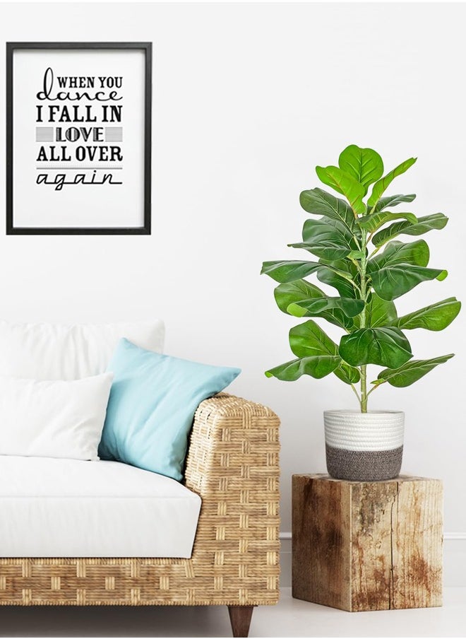 Artificial Fiddle Leaf Fig Tree/Faux Ficus Lyrata for Home Office Decoration, 78CM Tall, with Cotton Rope Basket - https://f.nooncdn.com/p/pzsku/ZA125B79DCE22C44C6E09Z/45/1750412789/ae3da564-420b-43b3-a0b2-a129210a73a4.jpg?width=original