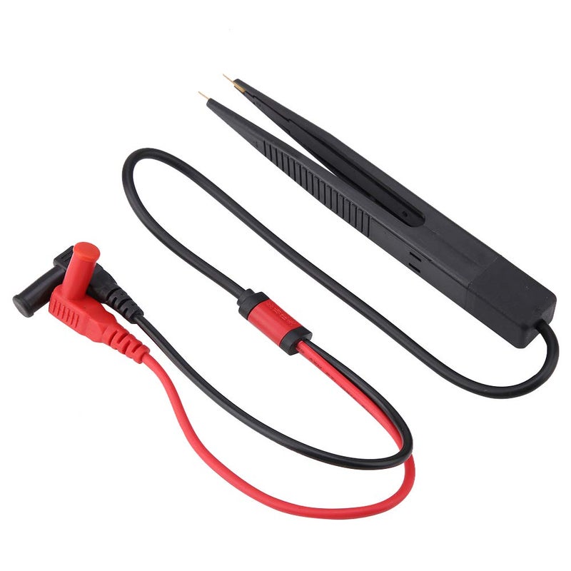 Capacitor Clamp/Holder for Multimeter, Excellent Technology for Chip Capacitance Measurement, Perfect Tool Electronic Work, Plastic Red 23.8in - Image 5