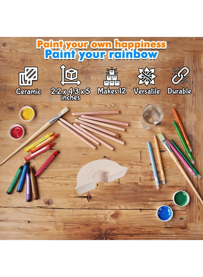 Fun Express Paint Your Own Ceramic Rainbow Box - Makes 12 - DIY Crafts for Kids and Fun Home Activities - Image 2