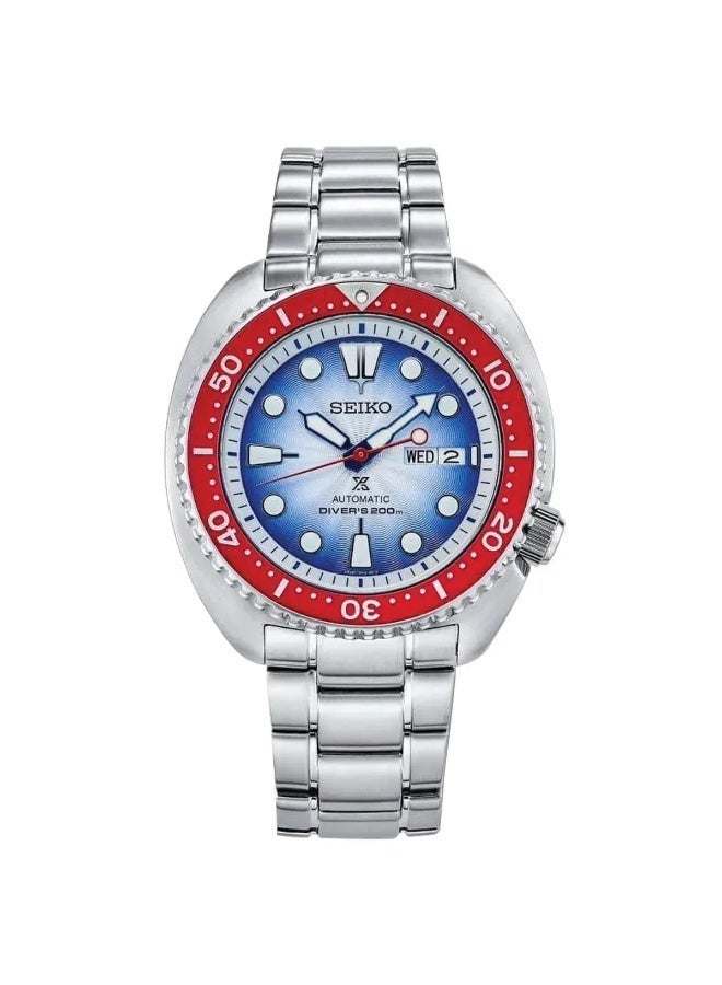 سيكو Limited Edition Prospex Siamese Fighting Fish Men’s Watch SRPL17, 45 mm Blue Dial, Stainless Steel Case & Bracelet, 200 m WR - Image 2