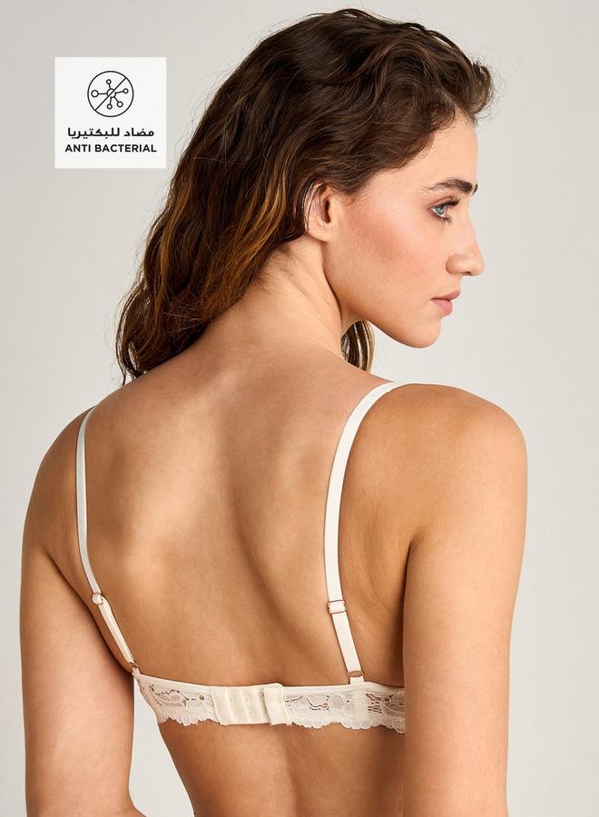 Splash FAV Lace Demi Bra with Hook and Eye Closure - Image 2