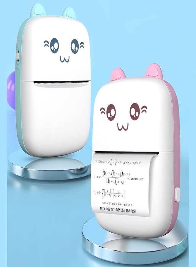 Drumstone (Exclusively 𝟭𝟬+𝟱 Year Warranty Bluetooth Pocket Mini Label Printer Inkless Thermal Printer Wireless Photo Printer