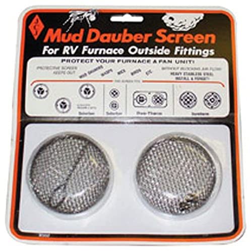 JCJ ENTERPR JCJ M-300 Mud Dauber Screen for RV Furnace Outside Fitting - Image 3