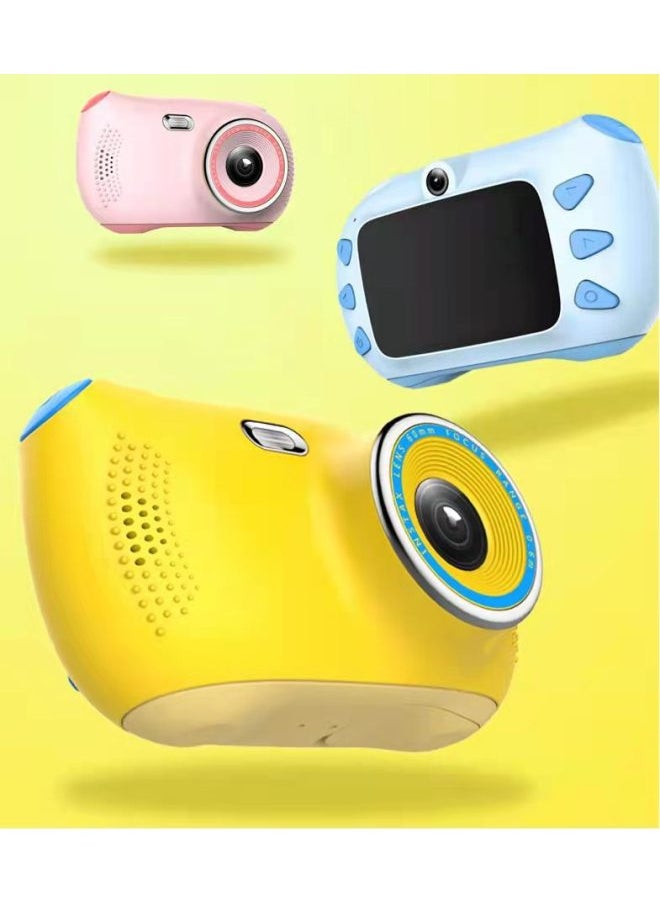 Generic X18 HD Children Digital Camera Cartoon Camera Portable DSLR Camera Toy Kids Birthday Gift-Body Color:Pink  - Image 2