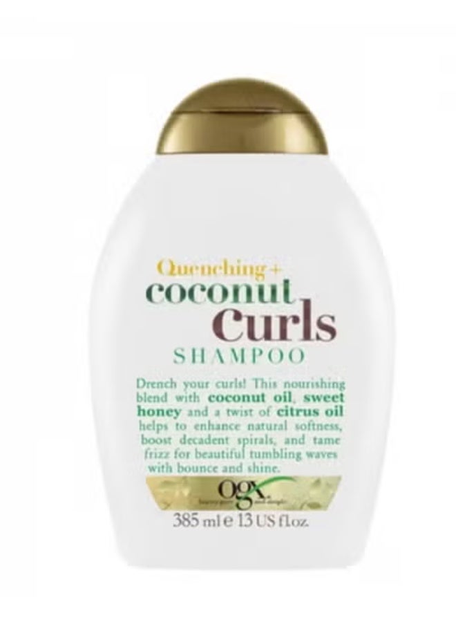 Ogx 2 pcs of Quenching + Coconut Curls Shampoo - 385 ml - Image 2