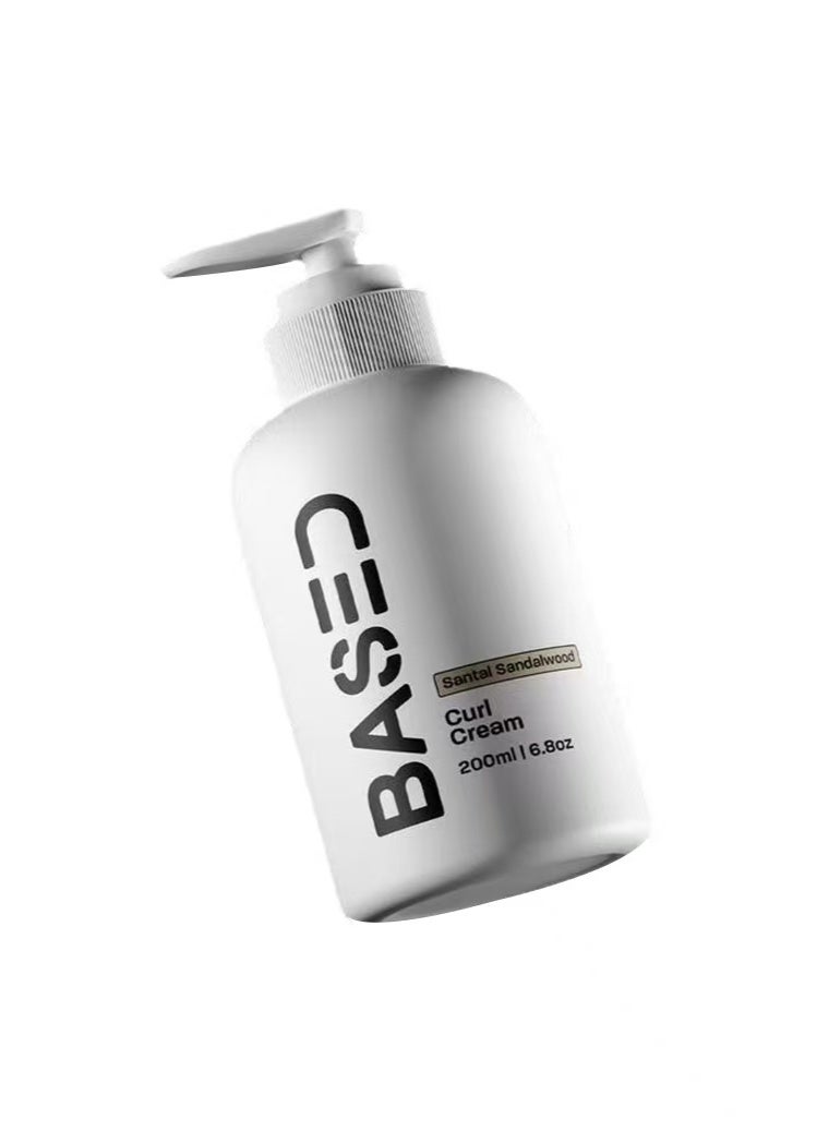 Based Curl Cream Styler, Anti Frizz Curling Cream for Curly Hair, Repair, Define, Hydrate & Style with Natural Frangrance (6.8oz Pack of 1) - Image 1