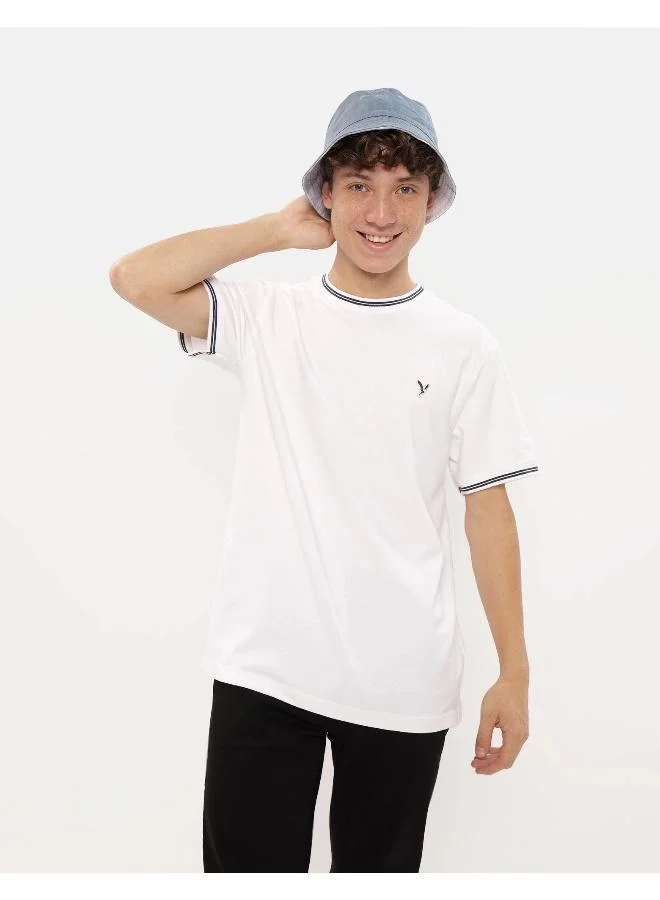 امريكان ايجل AE Solid Pique T-Shirt