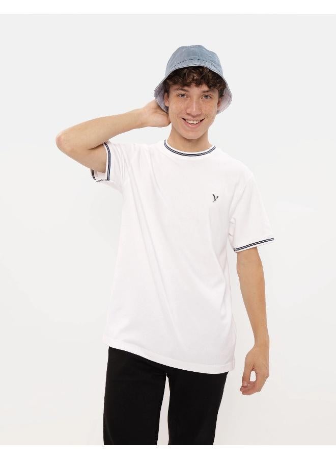 American Eagle AE Solid Pique T-Shirt - Image 1