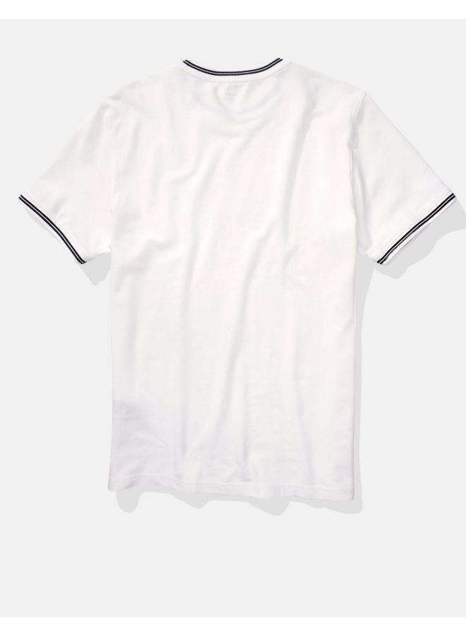 American Eagle AE Solid Pique T-Shirt - Image 2