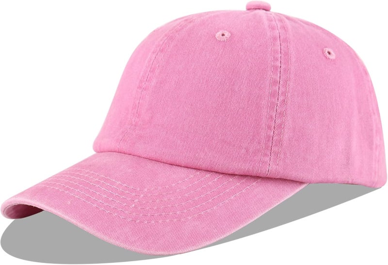 LANGZHEN Unisex Baseball Cap 100% Cotton Fits Men Women Washed Denim Adjustable Dad Hat - Image 4