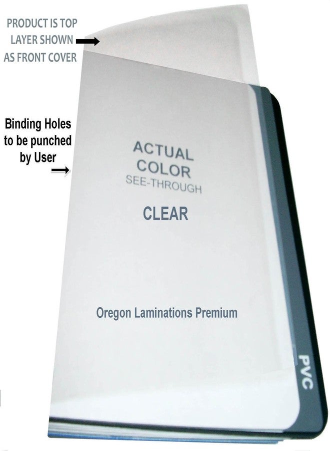 Oregon Lamination 11x17 Binding Covers 5 Mil Clear PVC Plastic Sheets [pk of 100] 11 x 17-inch Unpunched - Image 3