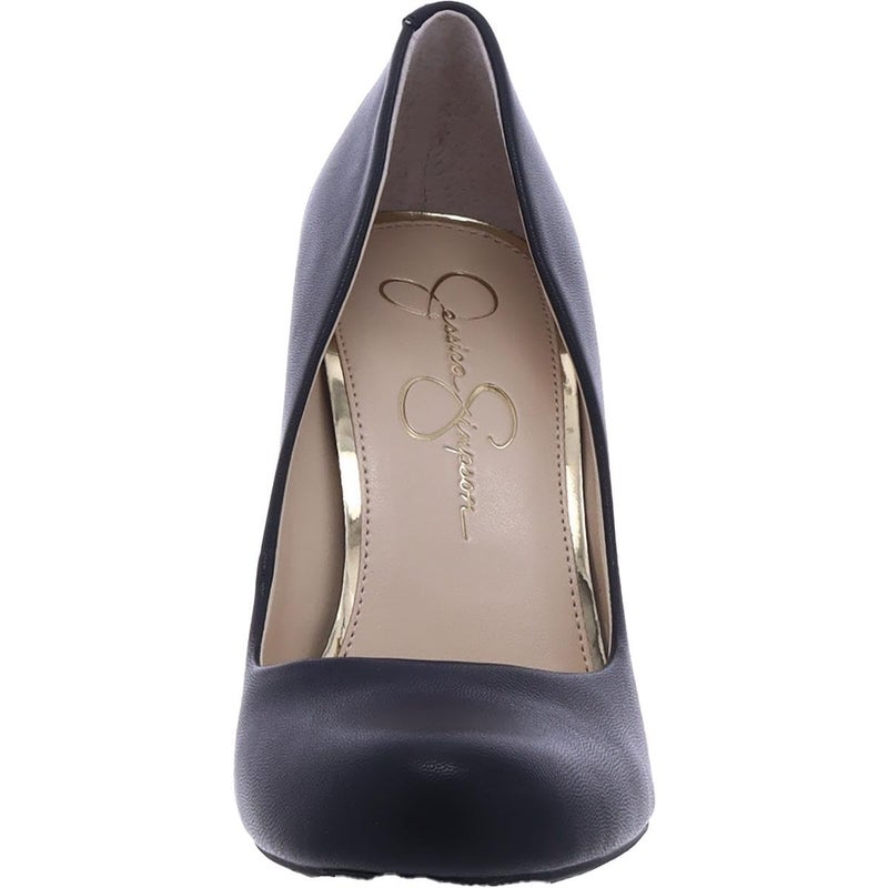 Jessica Simpson Women's Calie Pump, Black Sleek, 9 - Image 3