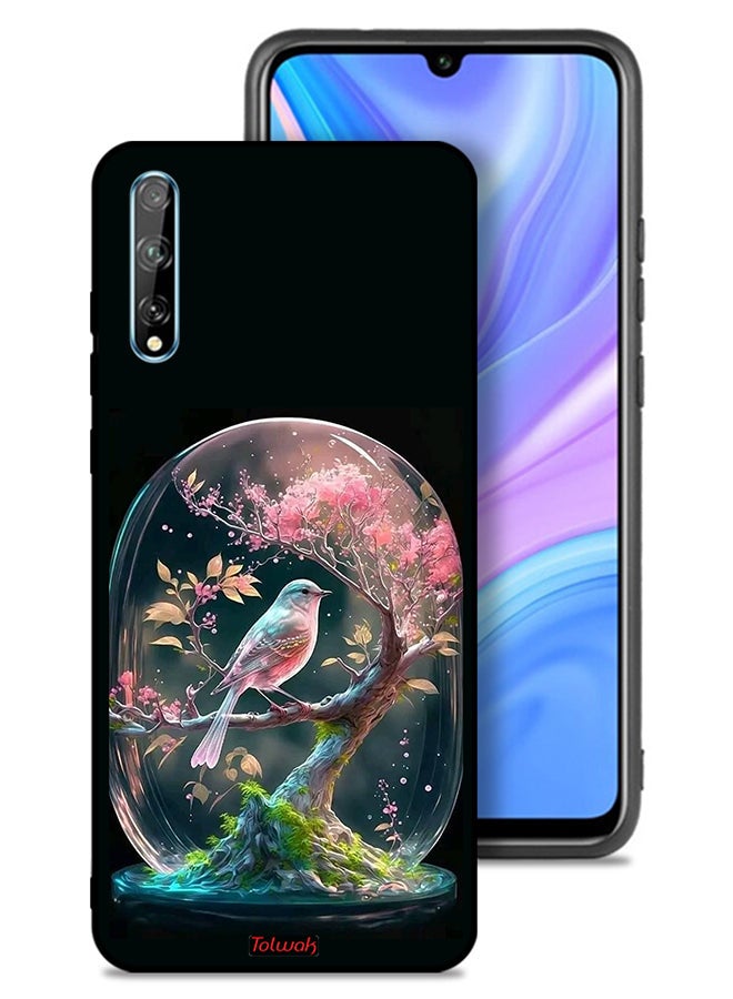 Tolwak Huawei Y8p Protective Case Cover Bird In Jarr - Image 1