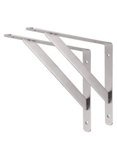 Shelf Brackets 6 inch, 2pcs Stainless Steel Right Angle Wall Bracket with Detachable Supporting Insert, Corner Support L Brace Joint for Table Bench - pzsku/ZA126BB01AD1842DCCB9BZ/45/_/1727353637/2832b44b-86f4-4b72-97fb-9389eea99e90