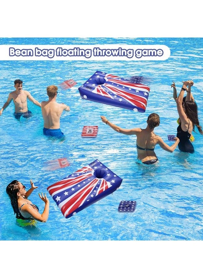 Pool Cornhole Game Inflatable Floating Bean Bag Toss Game Toy Summer Pool Party Toys For Kids Teens Adults And Family Including 8 Floating Bean Bags (2 Pack) - pzsku/ZA126BF386CA468744702Z/45/_/1688537055/4933b168-eb9b-4a87-abf9-8ac630155b3c