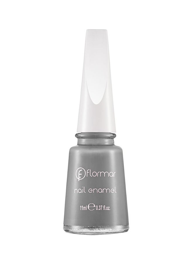 flormar Long Lasting Nail Enamel 417 Steel Gray - Image 1