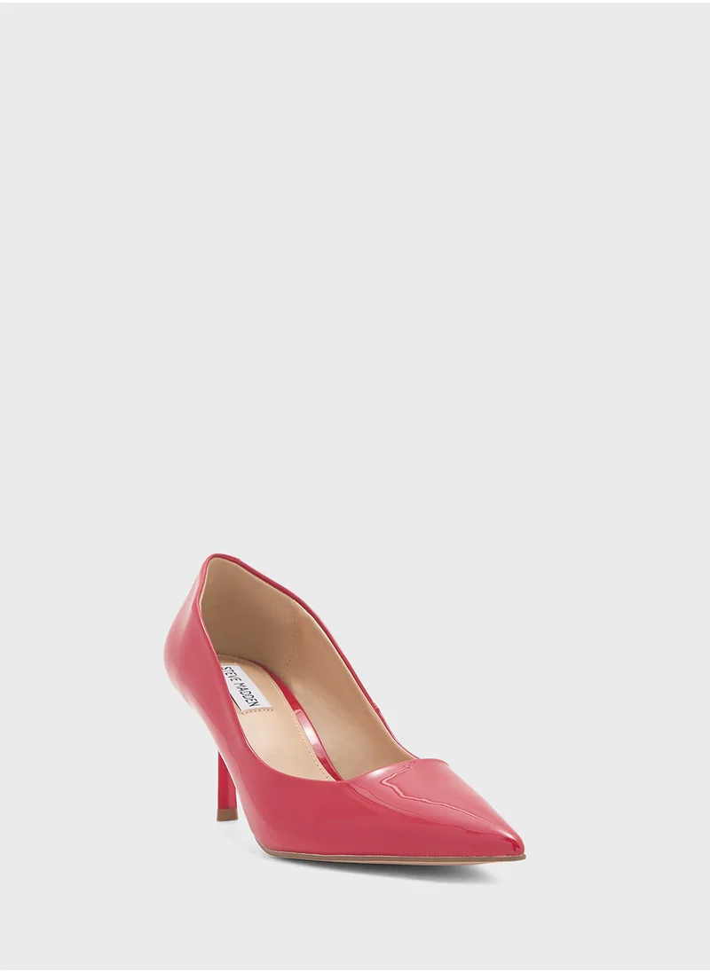 STEVE MADDEN Brynnn Pointed Toe Mid Heel  Pumps