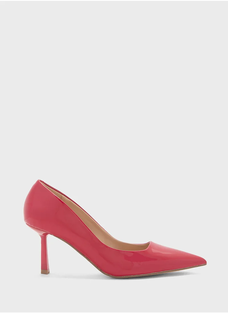 STEVE MADDEN Brynnn Pointed Toe Mid Heel  Pumps