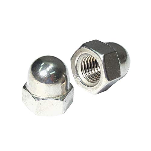 Immech Immech M4 Dome Cap NutAcorn nut Hex Head Quantity 25 Pcs Nickel  - Image 4