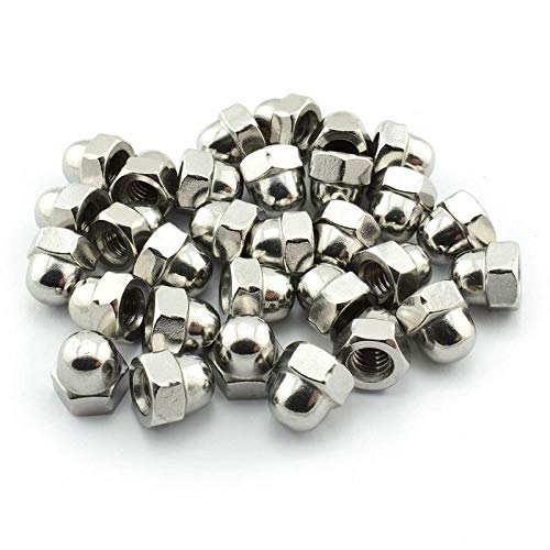 Immech Immech M4 Dome Cap NutAcorn nut Hex Head Quantity 25 Pcs Nickel  - Image 2