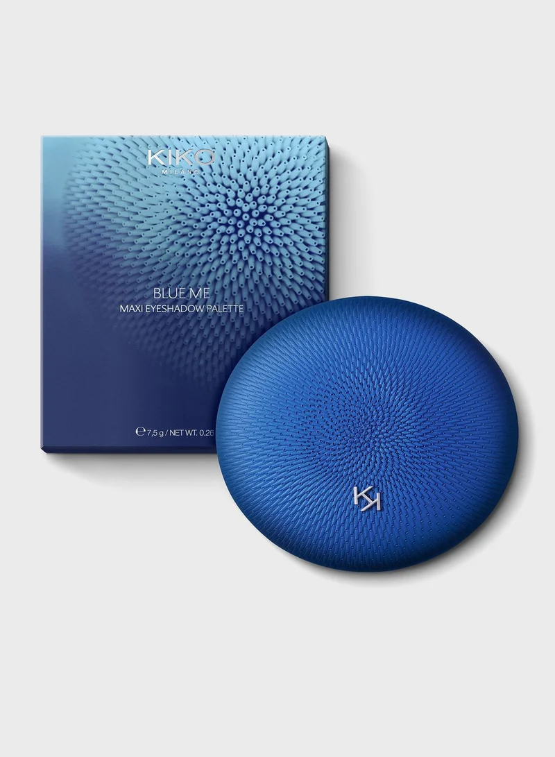 KIKO MILANO Blue Me Maxi Eyeshadow Palette - 1 Blue Heart