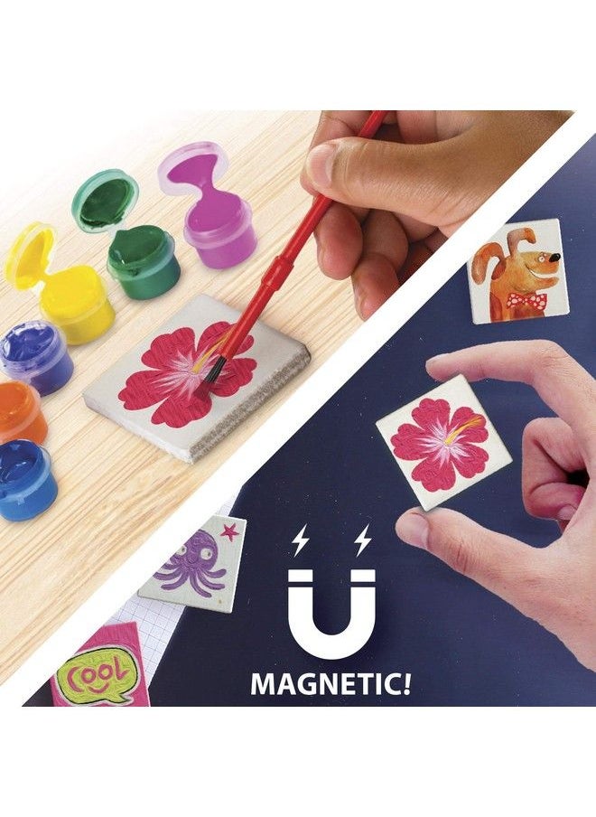 Creative Kids - Diy Magnetic Mini Tile Art Paint & Make Your Own Tile Art & Crafts Kits For Children ; Party Favor Pack Schools Birthdays ; For Boys & Girls Ages 6+ - Image 1