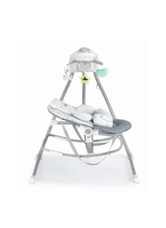 cam Portable Evo Baby Infant Swing With Support And Safety, 0 - 9 Kg - Grey Teddy  - Image 3