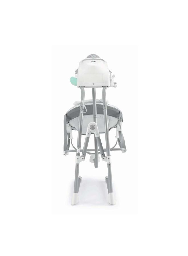 cam أرجوحة محمولة للأطفال من إيفو بيبي مع دعم وأمان، من 0 إلى 9 كجم - رمادي تيدي - Image 5