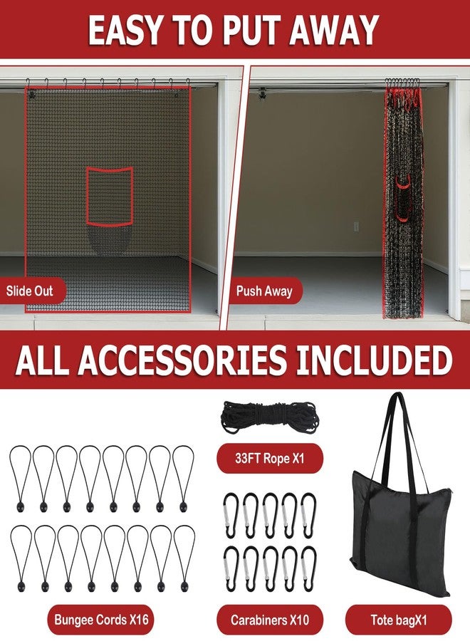 NewShot Golf Net with Target Pocket,10ft |15ft Disc Golf Practice Driving Nets - Image 5