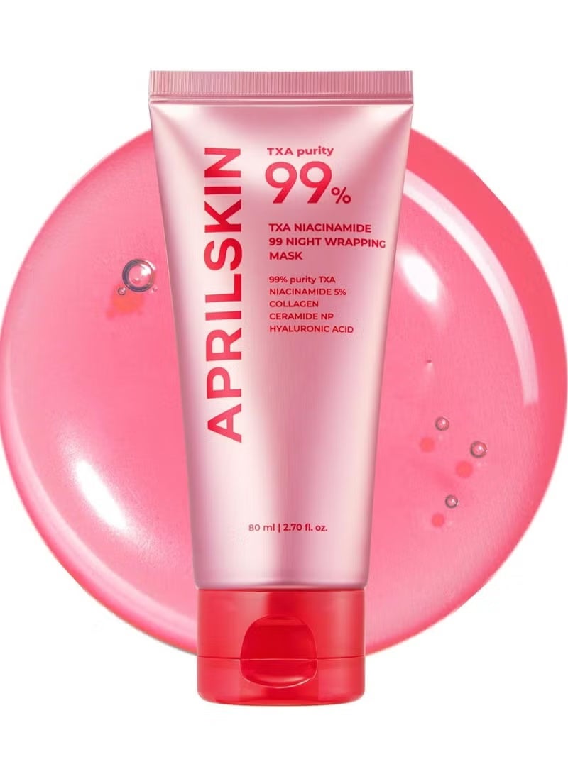 أبريل سكين قناع تي إكس إيه ونياسيناميد 99 الليلي 80مل – لتفتيح البشرة وشدها والعناية بالمسام - Image 1