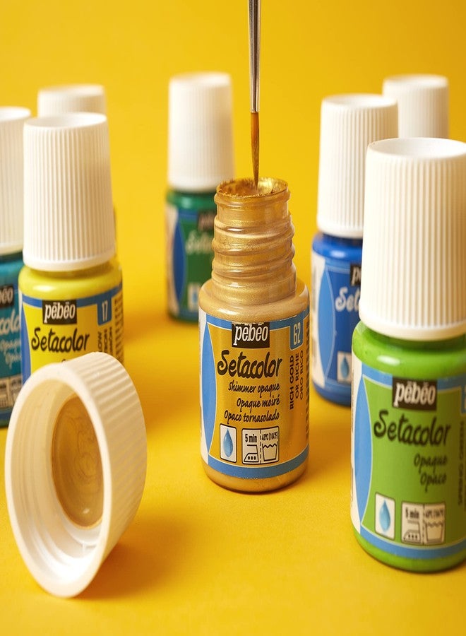 Pebeo Setacolor Opaque Fabric Paint 45-Milliliter Bottle, Spring Green - Image 4