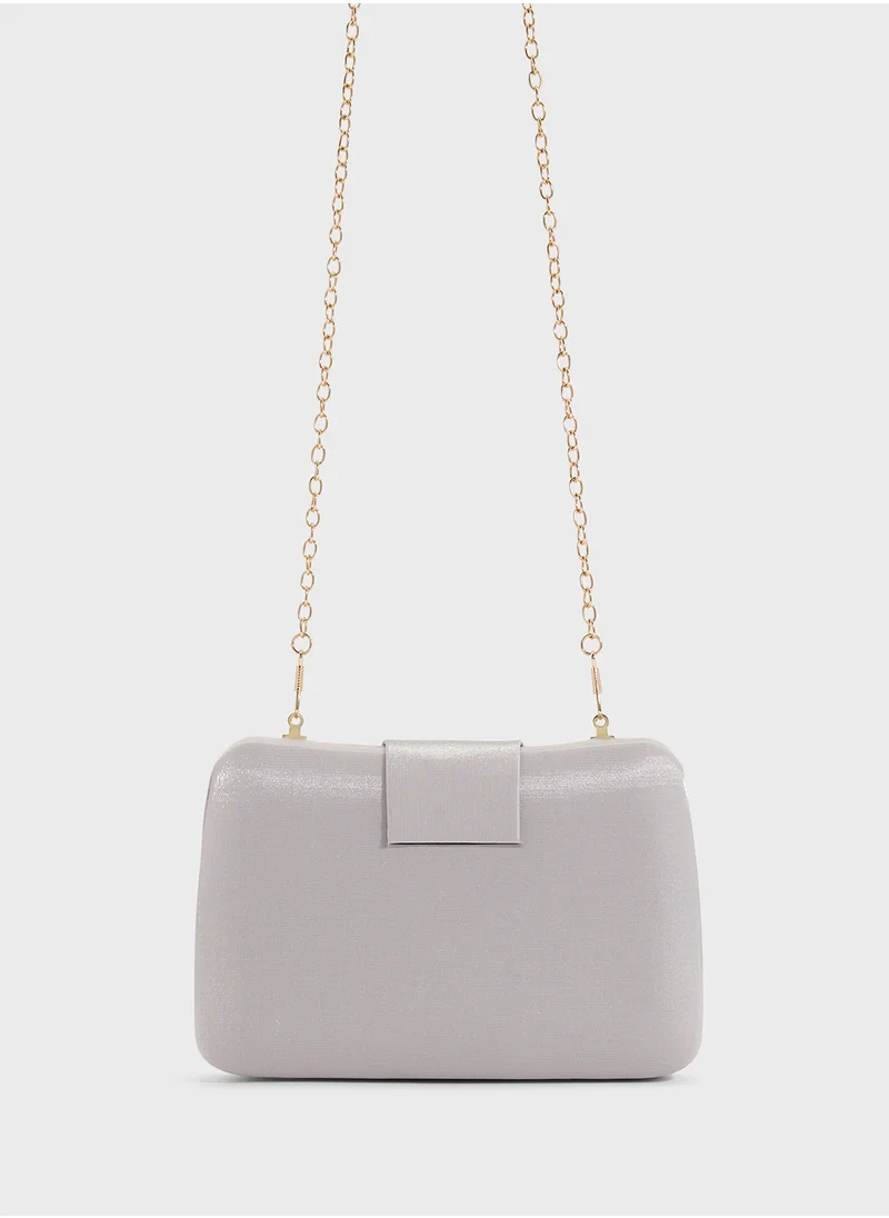Khizana Rhinestone Detail Clutch Bag