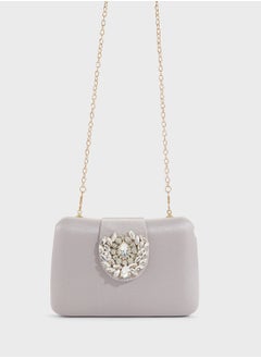 Khizana Rhinestone Detail Clutch Bag  - Image 1