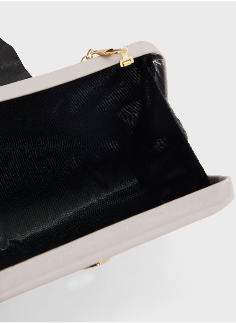 Khizana Rhinestone Detail Clutch Bag  - Image 5
