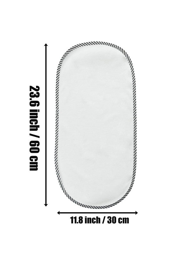 باندا إير بطانات تغيير حفاضات الأطفال المقاومة للماء من PandaEar، عبوة من 4 قطع، بطانات تغيير حفاضات الأطفال، غطاء ناعم لطاولة التغيير - 23.6 بوصة × 11.8 بوصة - Image 2