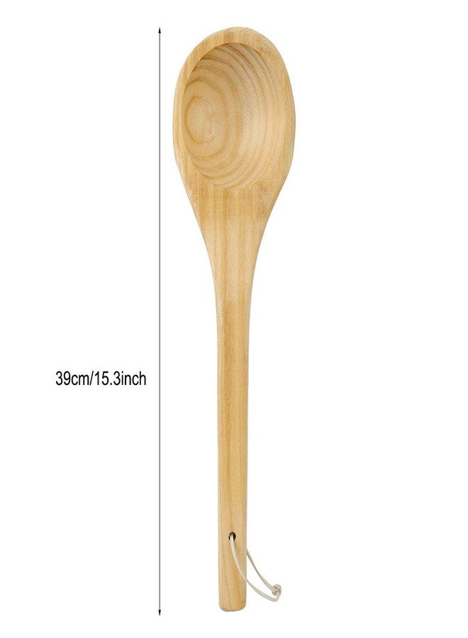 Raguso Water Scoop Ladle Sauna Water Dipper Wooden Handle Spoon Portable Comfortable Grip Sauna Water Dipper Ladle For Serving Tea - Image 5