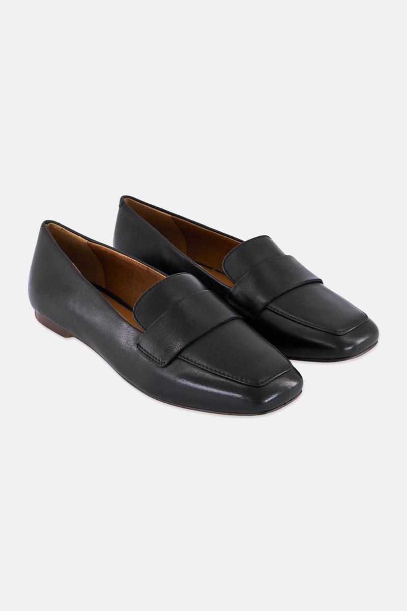 GEOX Women Marsilea Slip On Flats, Black - Image 1