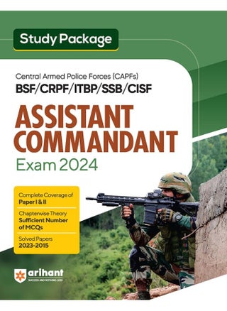 Arihant CAPF Study Package Central Armed Police Forces Assistant Commandant For 2024 Exam BSF | CRPF | ITBP | SSB | CISF - pzsku/ZA127416BCF6393BE8800Z/45/1748428535/689dc706-bbb8-480c-82b4-8955340ae626