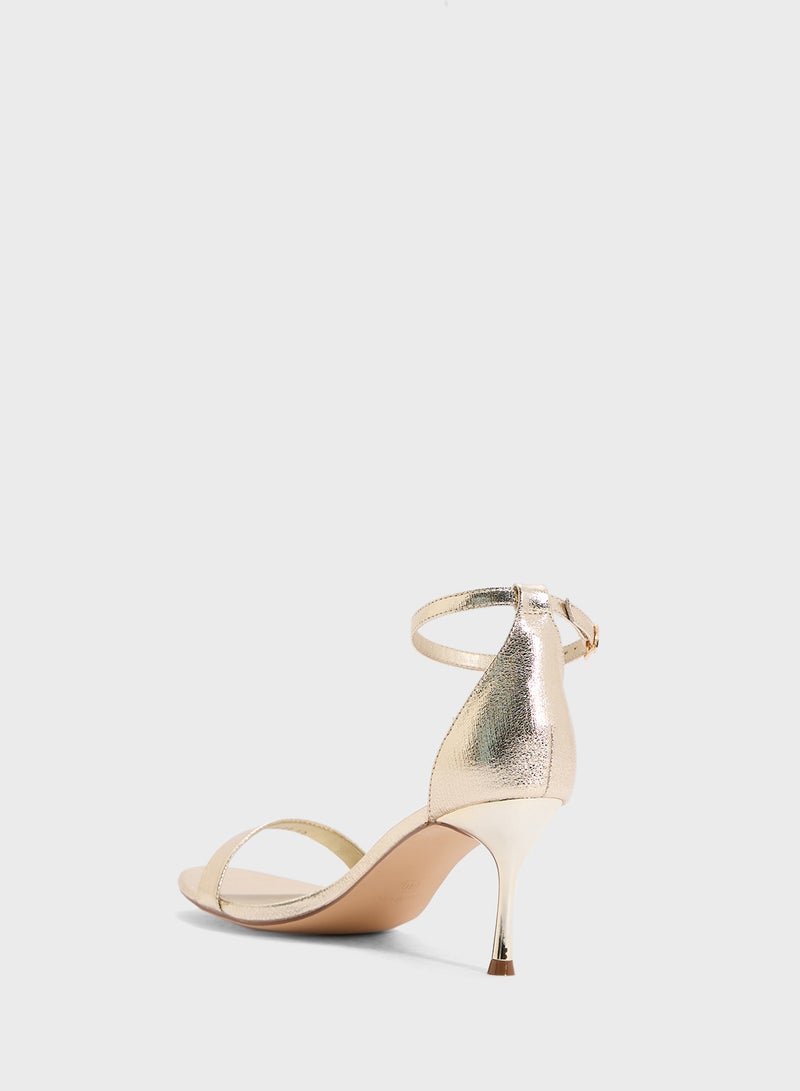Ginger Double Strap Heeled Sandal  - Image 3