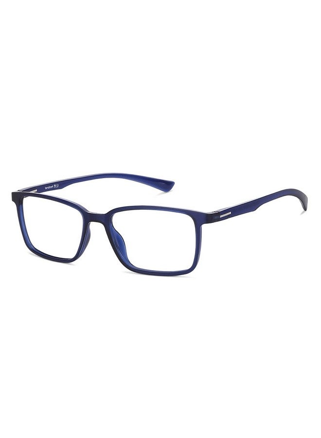 LENSKART BLU | Zero Power Blue Cut Computer Glasses | Gaming Glasses | Anti Glare, Lightweight & Blocks Harmful Rays | UV Protection Specs | Men & Women | Large | LB E13737 - Image 2