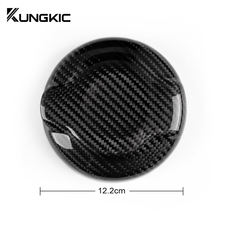 Dry Carbon Fiber Gas Fuel Tank Cap Cover for MINI F55 F56 (2014-2023) F57 (2016-2023) Frame Protector Decor Car Accessories - Image 2