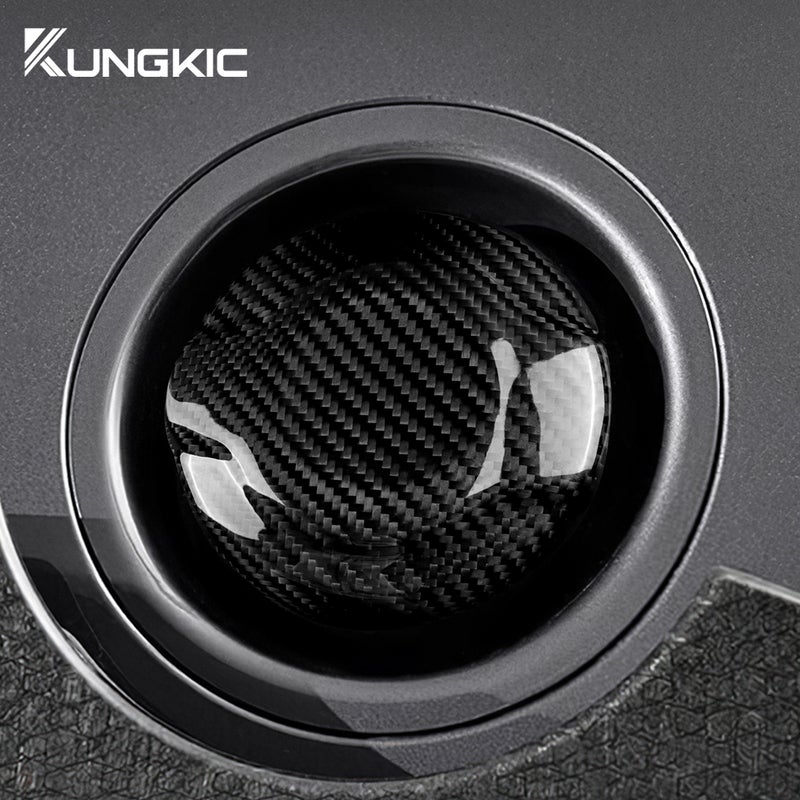 Dry Carbon Fiber Gas Fuel Tank Cap Cover for MINI F55 F56 (2014-2023) F57 (2016-2023) Frame Protector Decor Car Accessories - Image 5