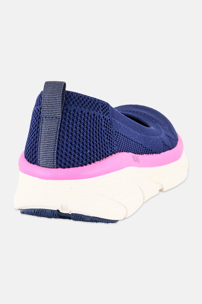 XOXO Women Slip On Casual Shoes, Navy - Image 3