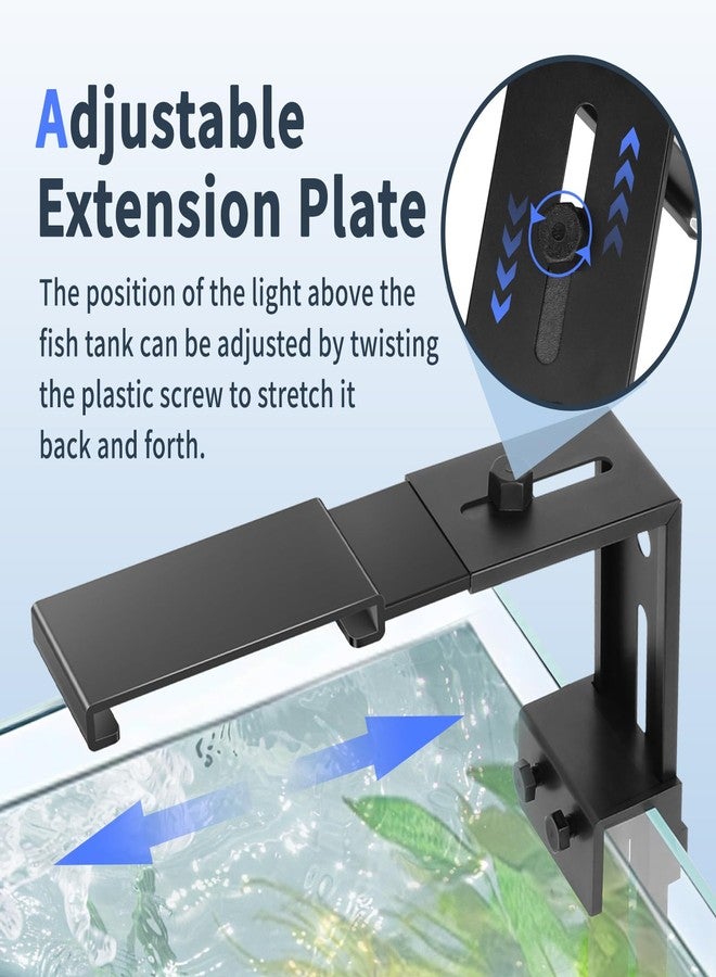 hygger Aquarium Light Clip Holder (for HG-978) (1), Aquarium Fish Tank Light Riser/Holder/Bracket/Stand/Mount - Image 3