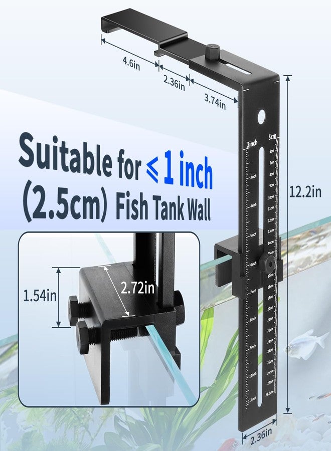 hygger Aquarium Light Clip Holder (for HG-978) (1), Aquarium Fish Tank Light Riser/Holder/Bracket/Stand/Mount - Image 2