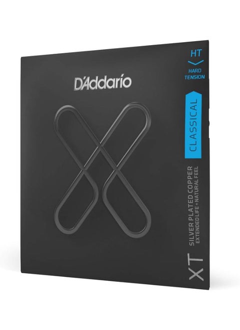 D'Addario XT Coated Classical Guitar Strings - XTC46 - Extended String Life with Natural Tone & Feel - Hard Tension