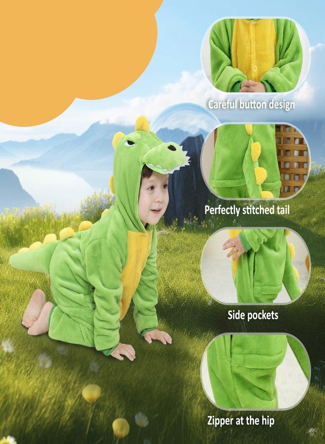 Fairycece Dinosaur Costume for Toddler Boys 2T 3T Animal Toddler Girl 4T Onesie - Image 3