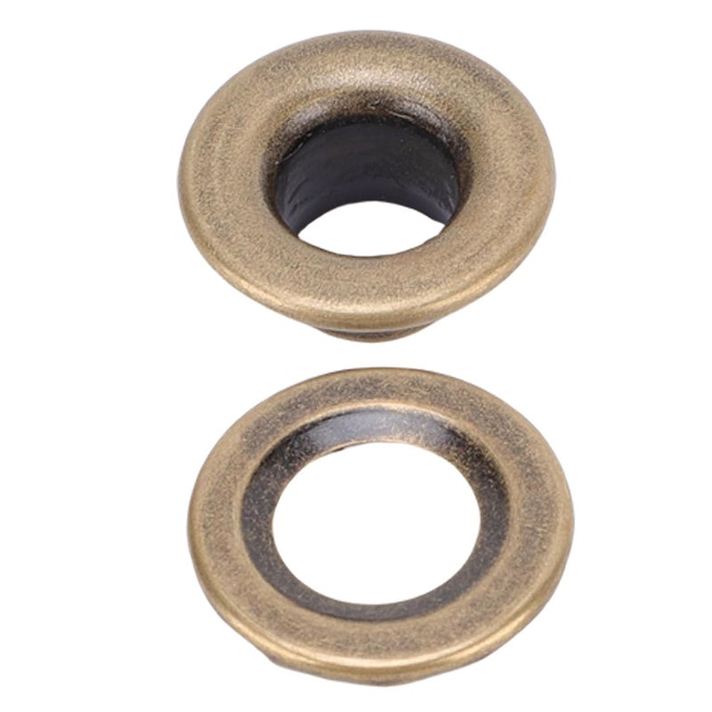 Grommet Washer Set, 8mm Metal Eyelets with Washers for Fabric Leather Clothes Shoes Hats Window Curtains (Bronze) - Image 5